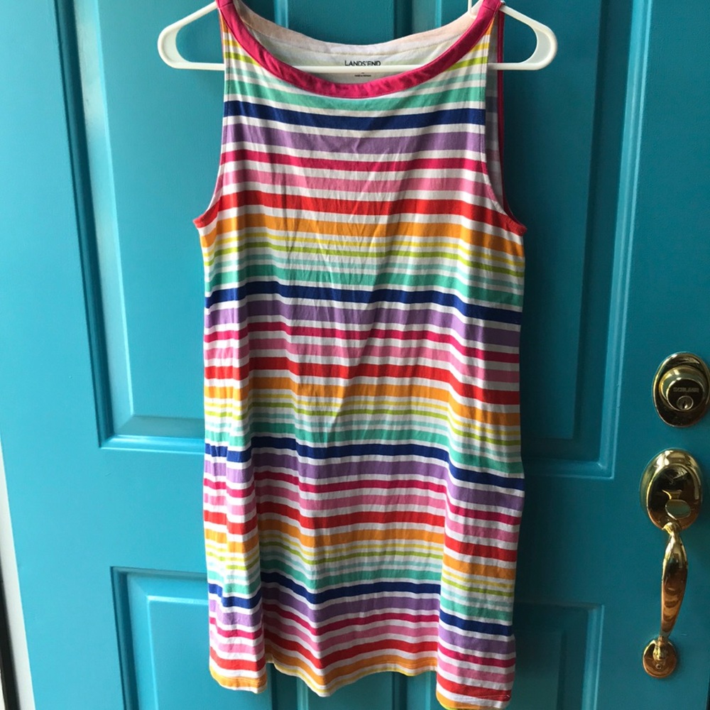Lands end tank dress